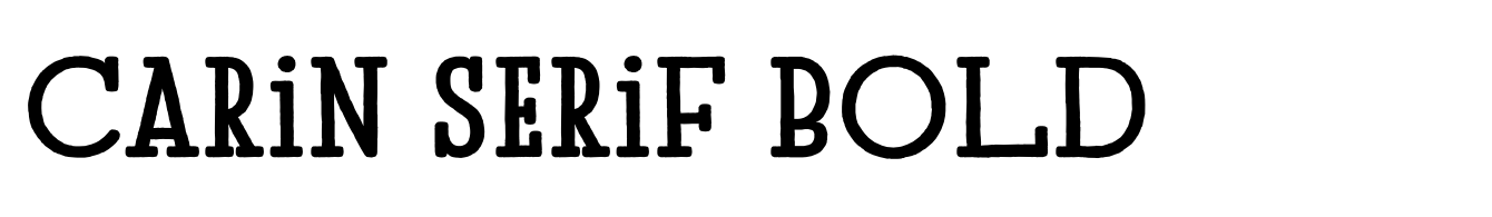 Carin Serif Bold